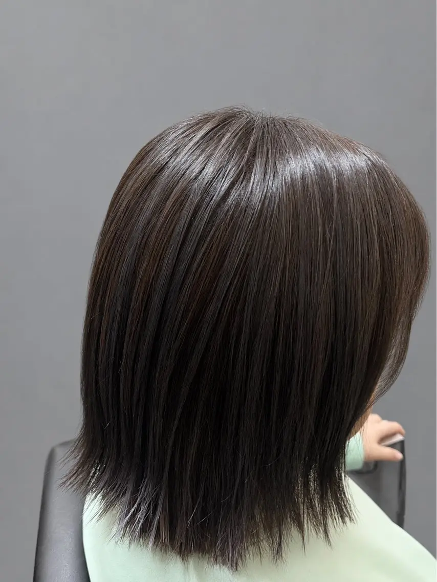 ミディアム カラー カット ヘアカラー 森 まりのヘアスタイル