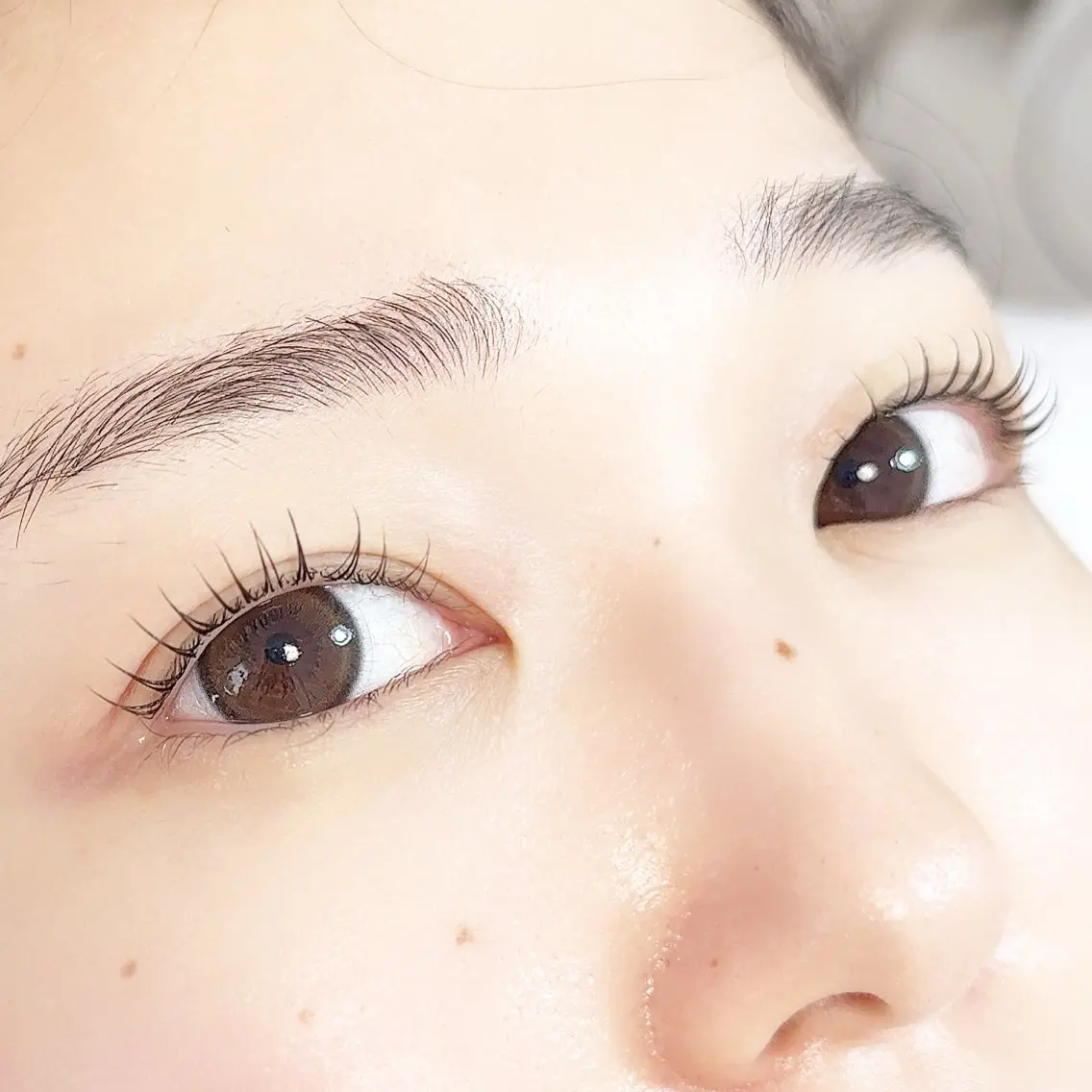マツエク・マツパ 束感まつ毛 韓国風マツエク 一重×まつ毛パーマ マツパ salon de Tiara Fukaのマツエク・マツパデザイン