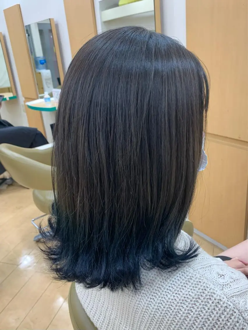 ❄️1月限定❄️カット+ZEROシステム+イルミナカラー+4stepトリートメントの写真