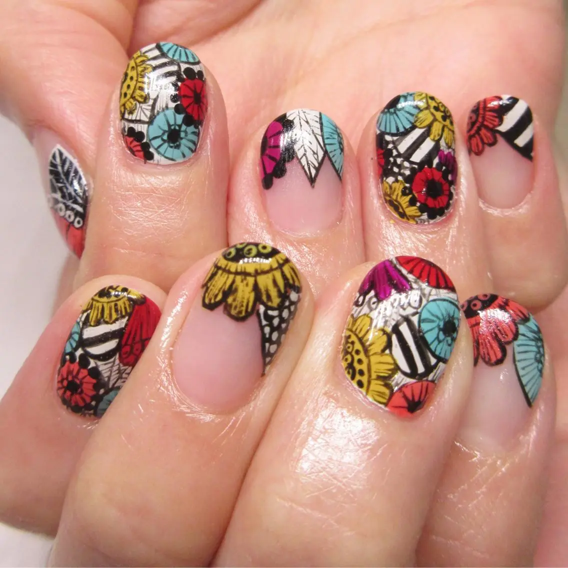 ネイル アートネイル nail salon en familleのネイルデザイン
