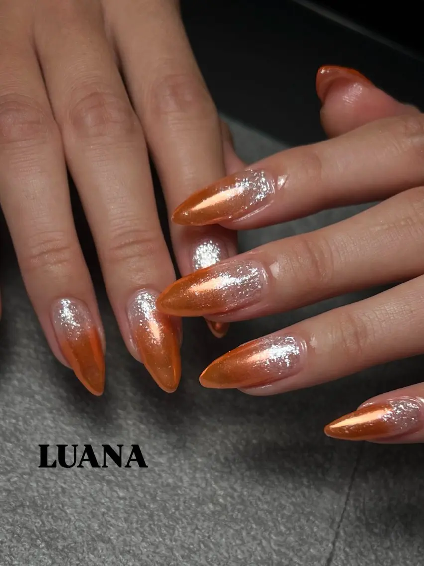 ネイル フラッシュネイル グラデーション ハンドネイル nail salon LUANAのネイルデザイン