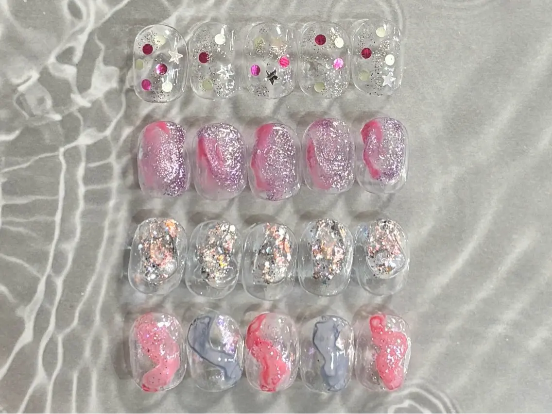 ネイル シンプルネイル Lilia nana🕊️🤍のネイルデザイン