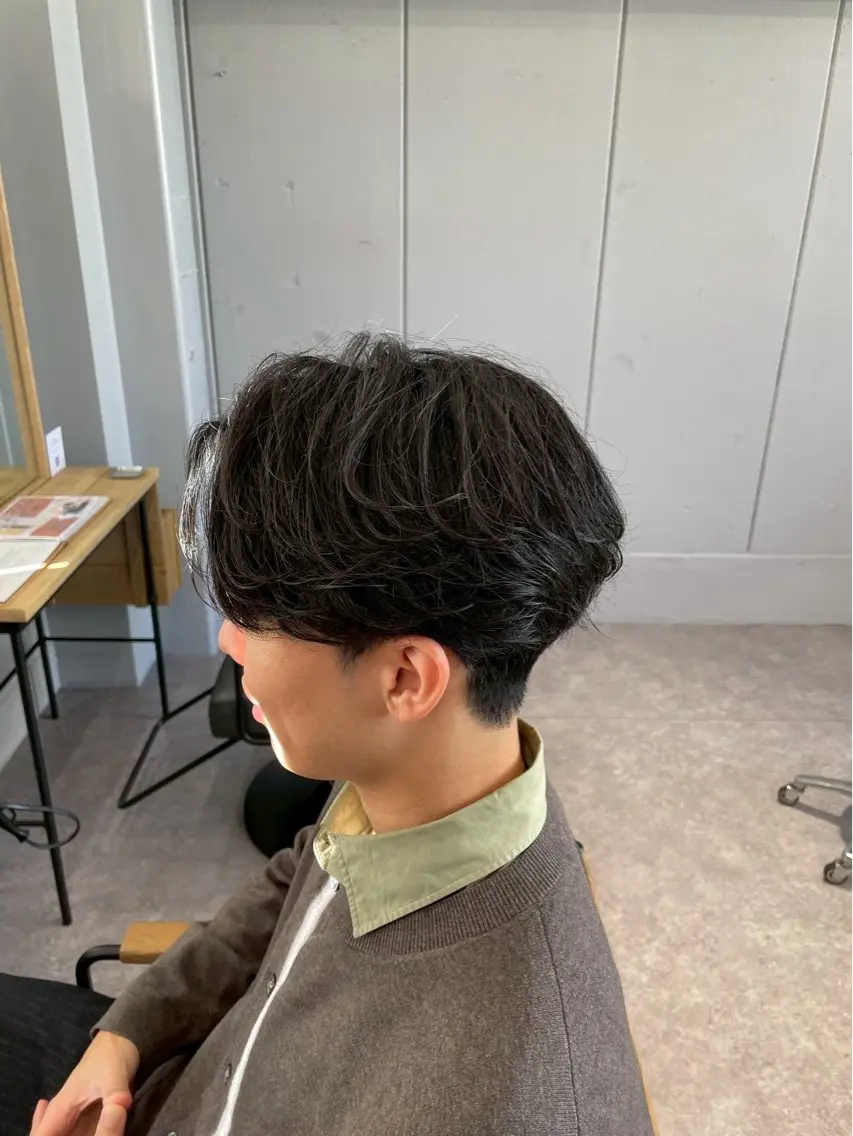 メンズ カットモデル𓍲横堤 🫧秋積日向のヘアスタイル