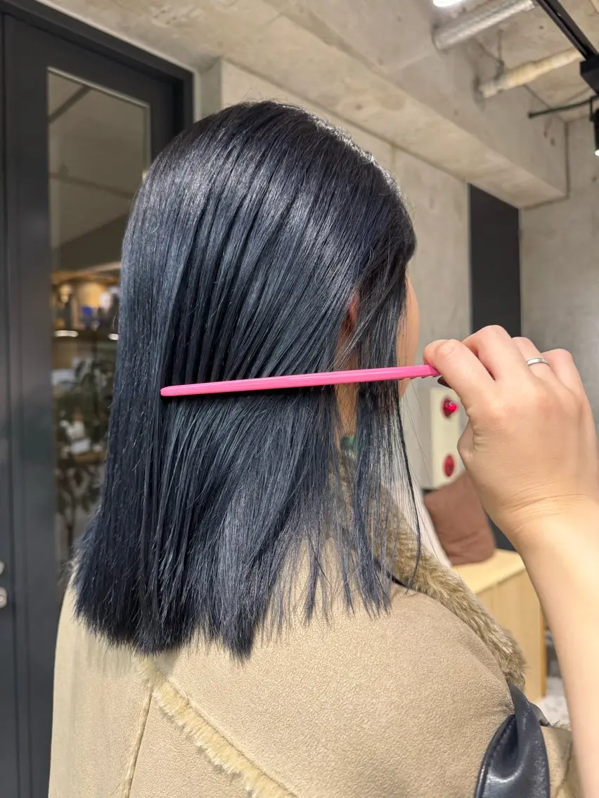 セミロング ヘアカラー 🩰✨️ダブルカラー nanako✨️🩰のヘアスタイル