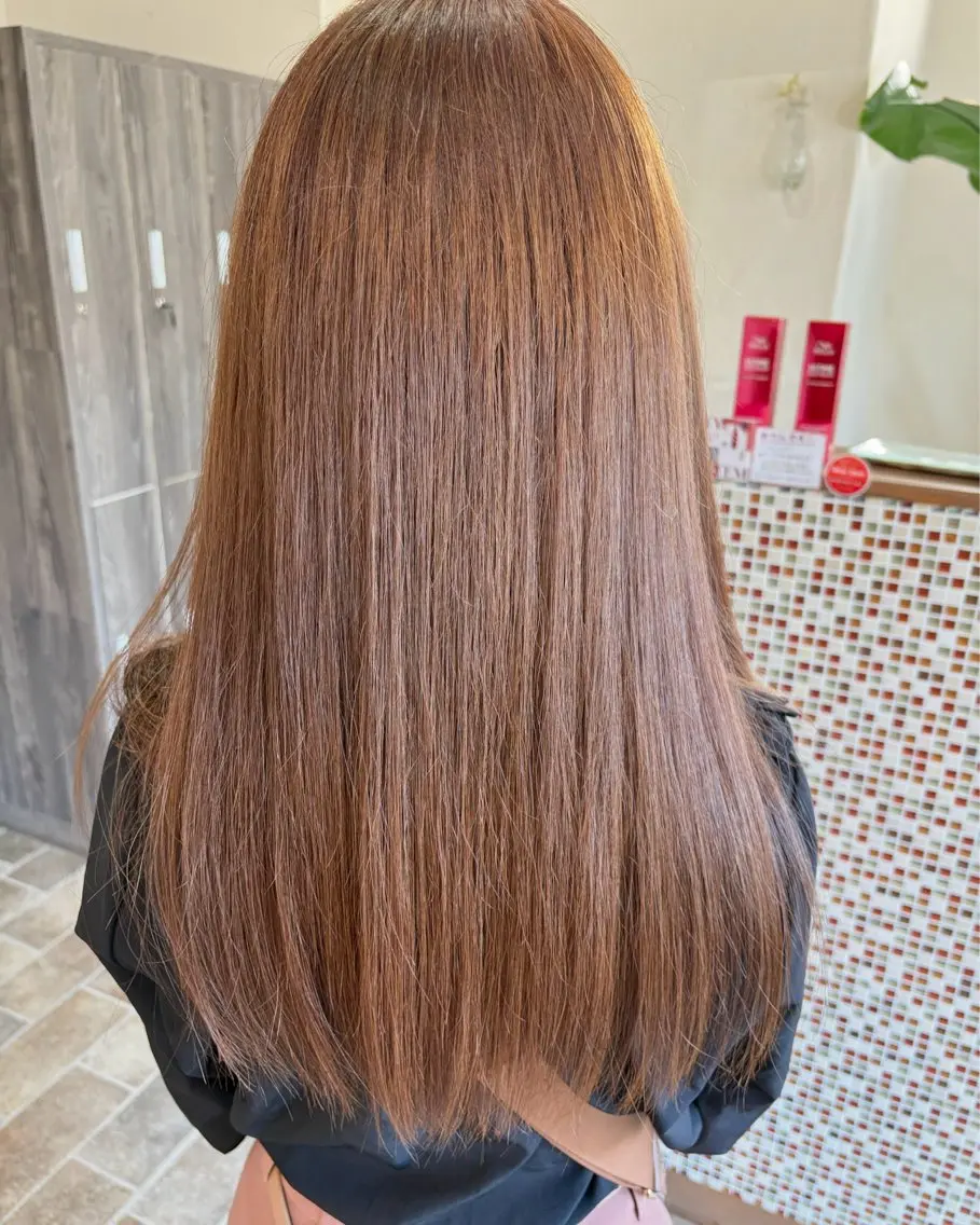 ロング 礒谷 夏帆のヘアスタイル