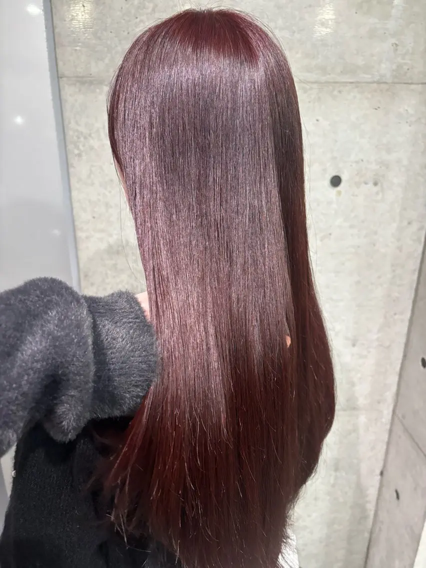 ロング カット ヘアカラー 韓国ヘア🤍 慎之介のヘアスタイル