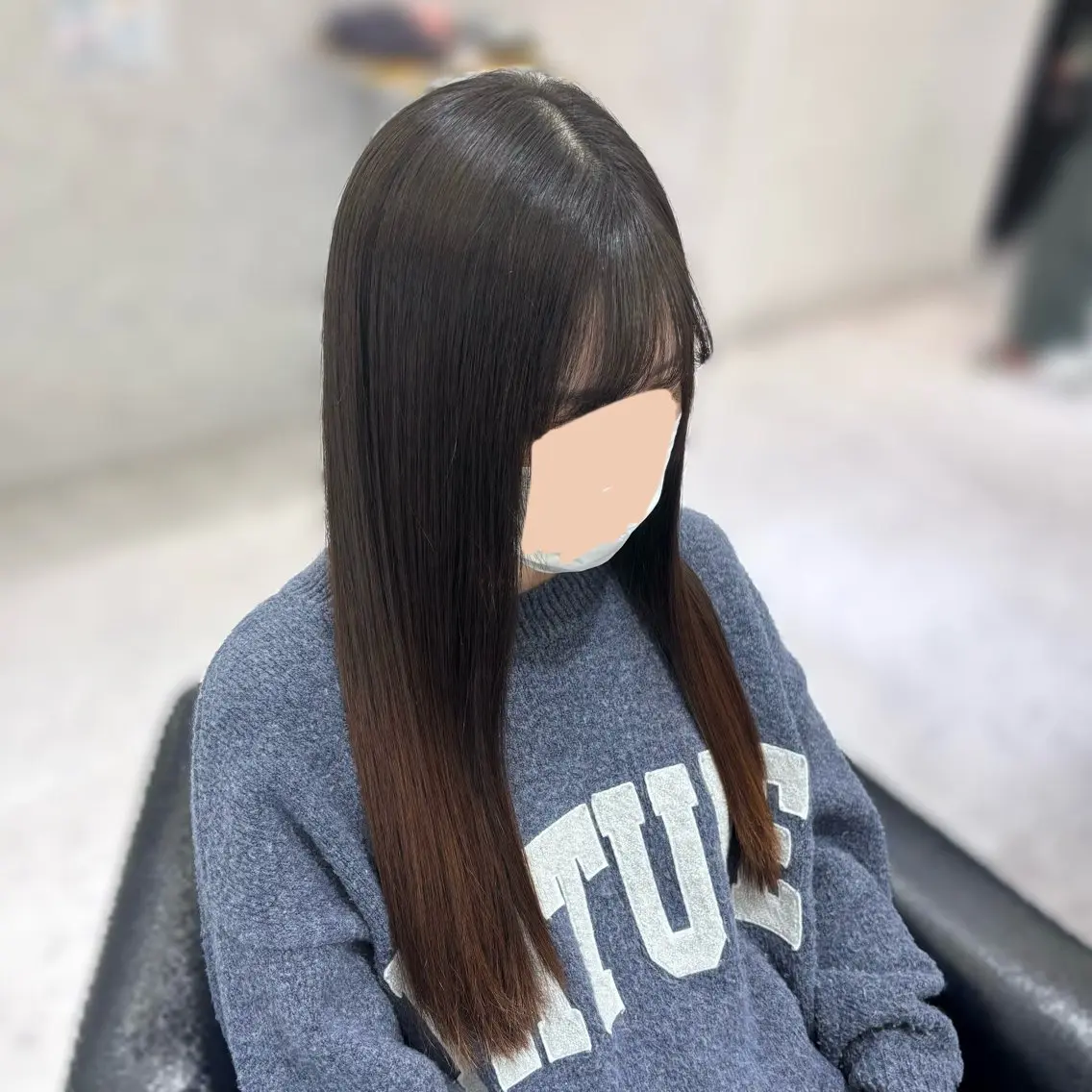 ロング 縮毛矯正 縮毛矯正 🩷 しおり 🩷のヘアスタイル
