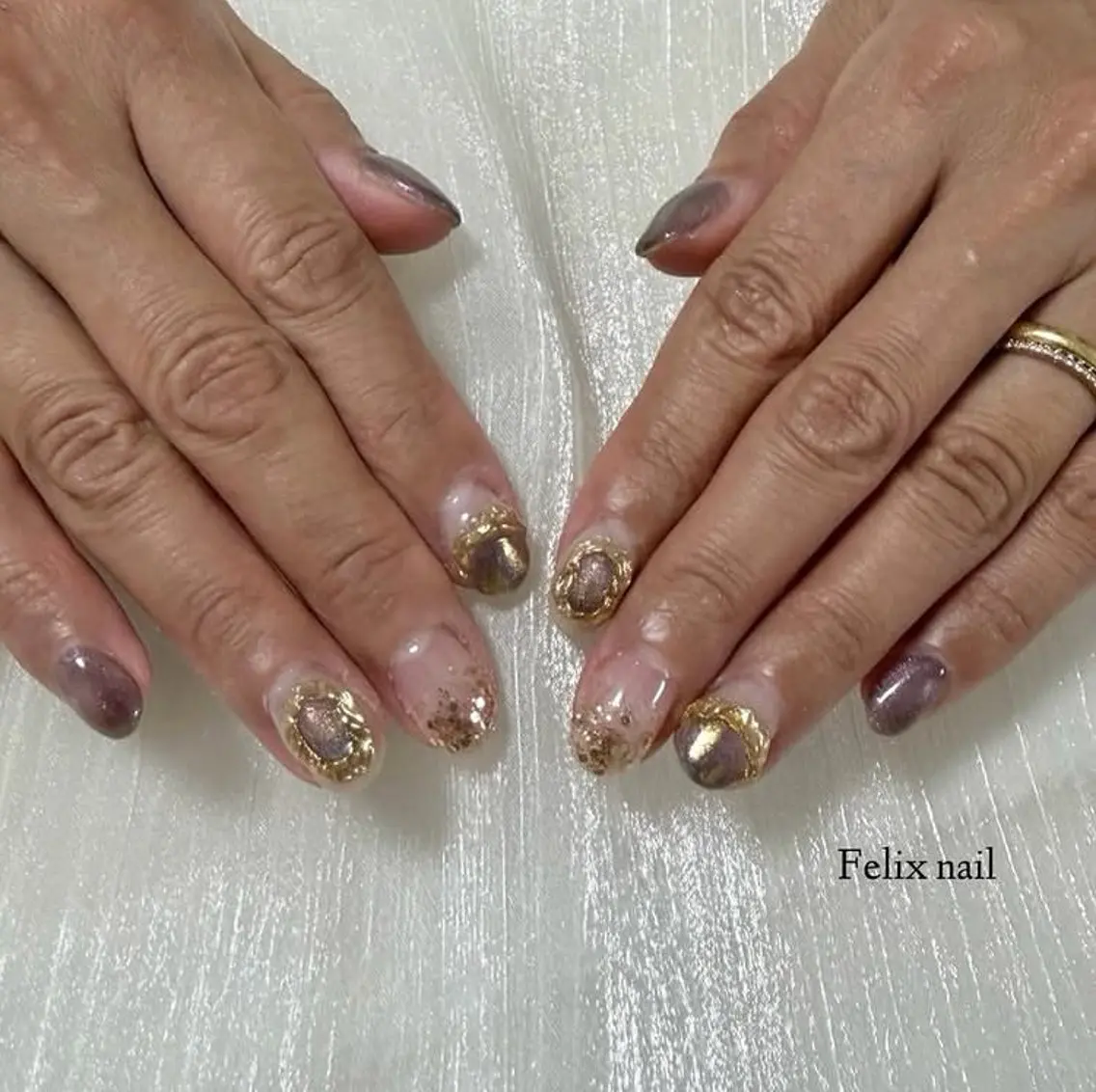 ネイル ハンドネイル Felix nail Aya🍬のネイルデザイン