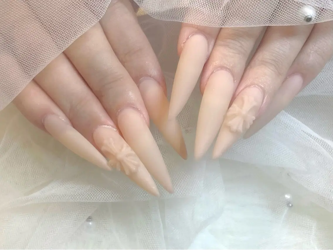 ネイル ジェルネイル ロングネイル マットネイル シンプルネイル 夏ネイル ハンドネイル ANDY💫 KANONのネイルデザイン