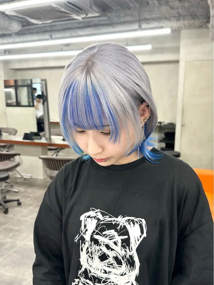 ミディアム カラー アッシュ ベージュカラー ブリーチ ブロンド ブラウンカラー ブリーチ ハイトーン 特化🌈フジタハルキのヘアスタイル