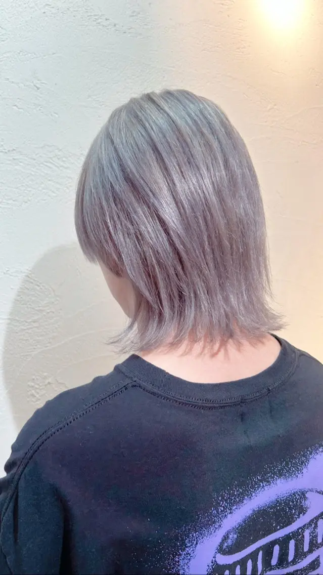 🐺ウルフカット×高発色ダブルカラー×ケアトリートメントの写真