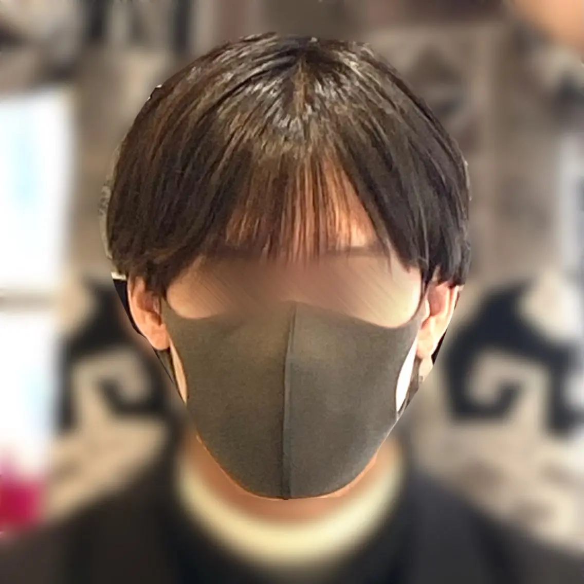 メンズ マッシュ シースルーマッシュ メンズ縮毛矯正 ♠️店長下平隼人のヘアスタイル