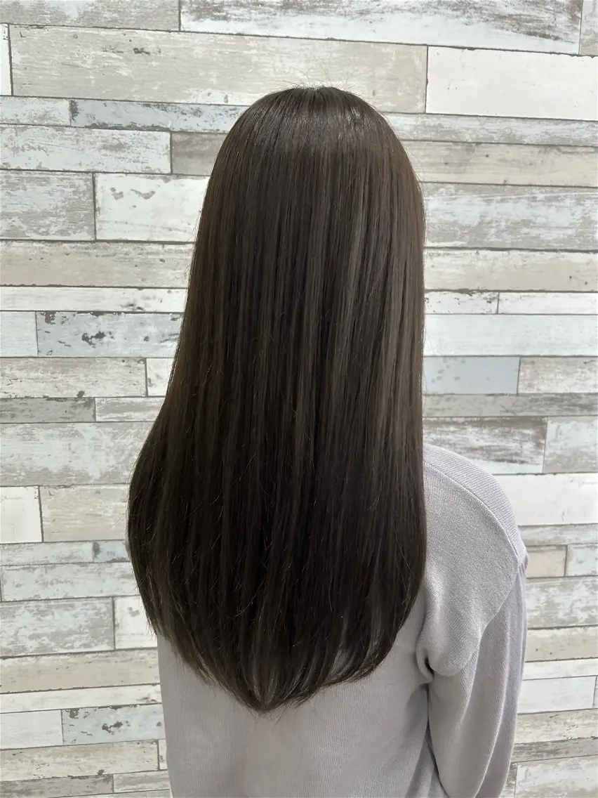 ロング カラー ベージュカラー 透明感カラー トリートメント ヘアカラー 🫧はやし かほ🫧のヘアスタイル