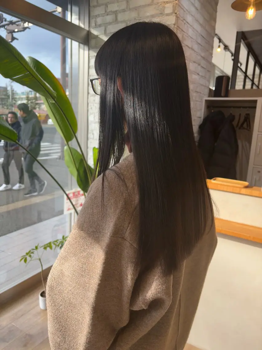 ロング ワイドバング 迫 裕美のヘアスタイル