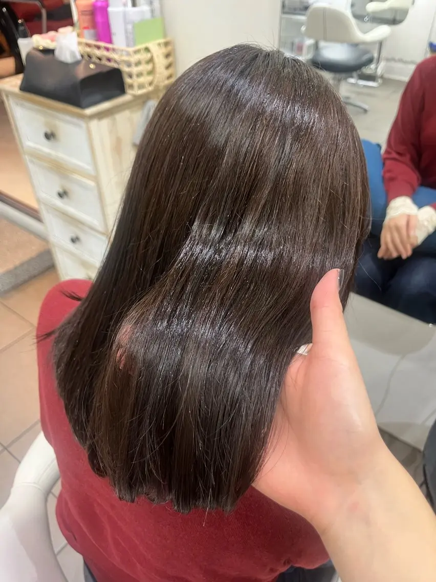 セミロング カラー カット ヘアカラー トリートメント カラーリスト♡ ショート・メンズ紡のヘアスタイル