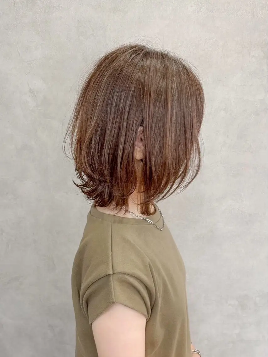 ミディアム 🫧縮毛矯正 かとうよしき🫧のヘアスタイル