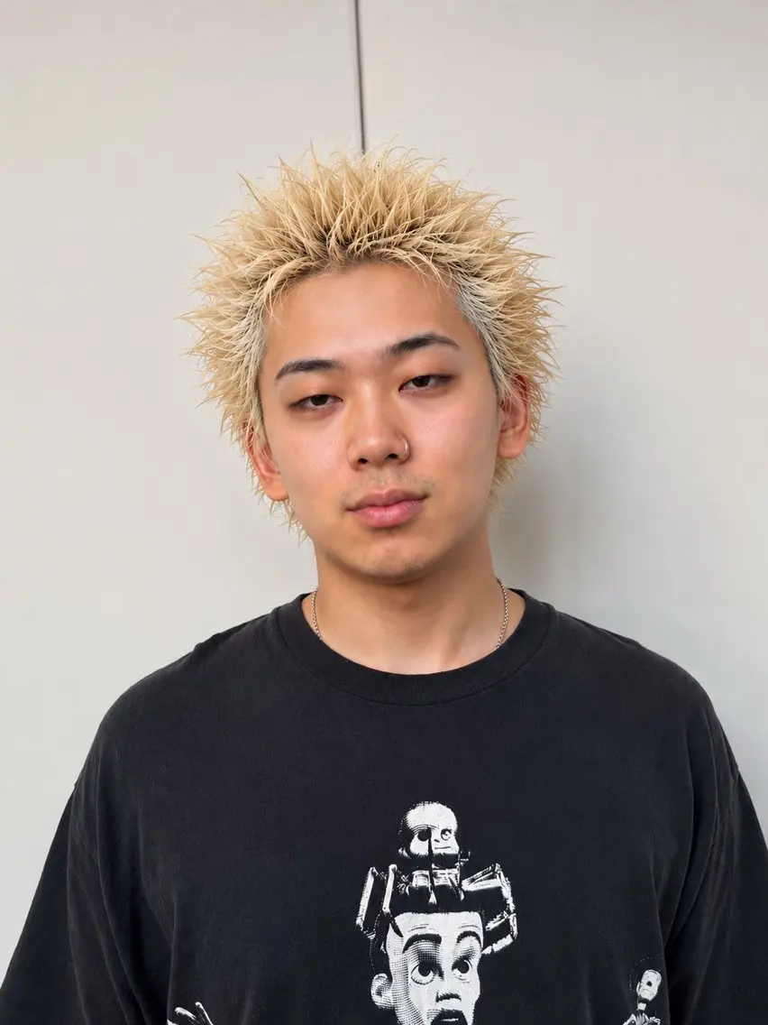 カラー パーマ メンズ パーマ 縮毛矯正特別価格✨️ 宇宙のヘアスタイル