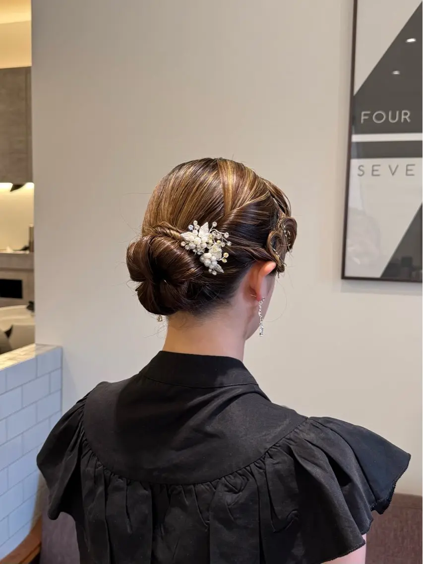 ヘアアレンジ ヘアセット rio ୨୧のヘアスタイル