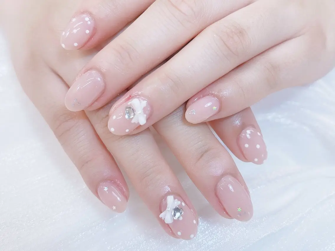 ネイル チークネイル 成人式 フレンチネイル グラデーション 氷ネイル・うるうるネイル ハンドネイル DUO MI nail salonのネイルデザイン