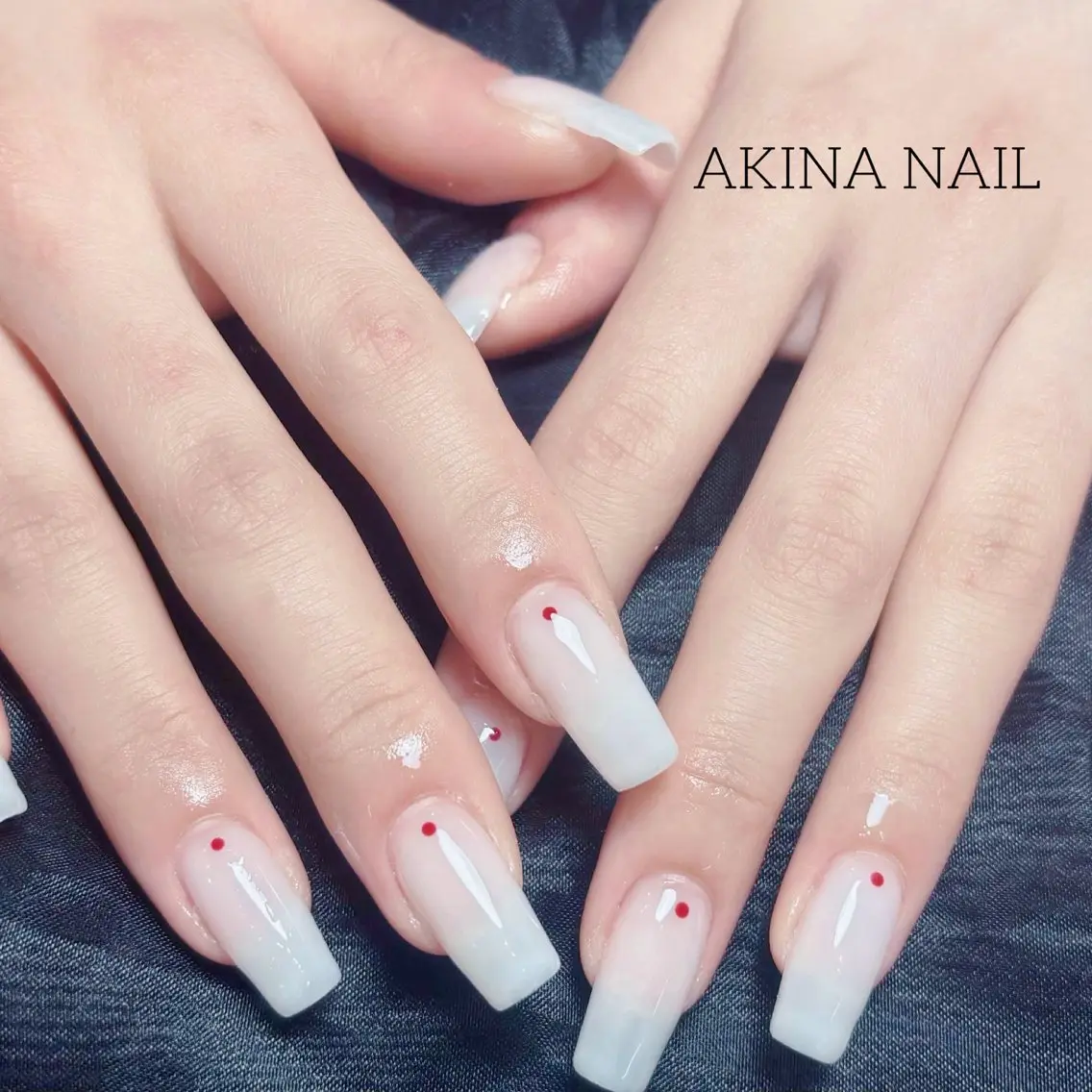 セミロング ハンドネイル Akina Nail 亀戸のネイルデザイン