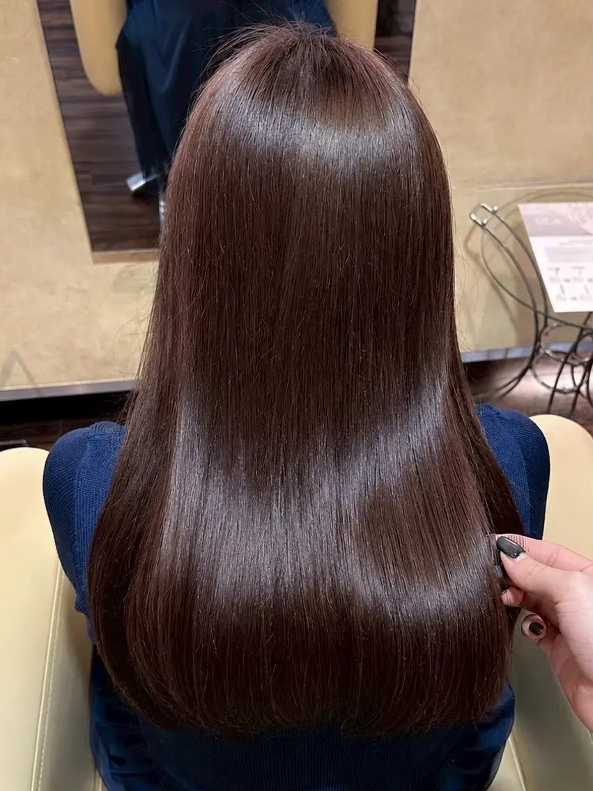 セミロング カラー トリートメント izumi 【カラー/髪質改善】のヘアスタイル