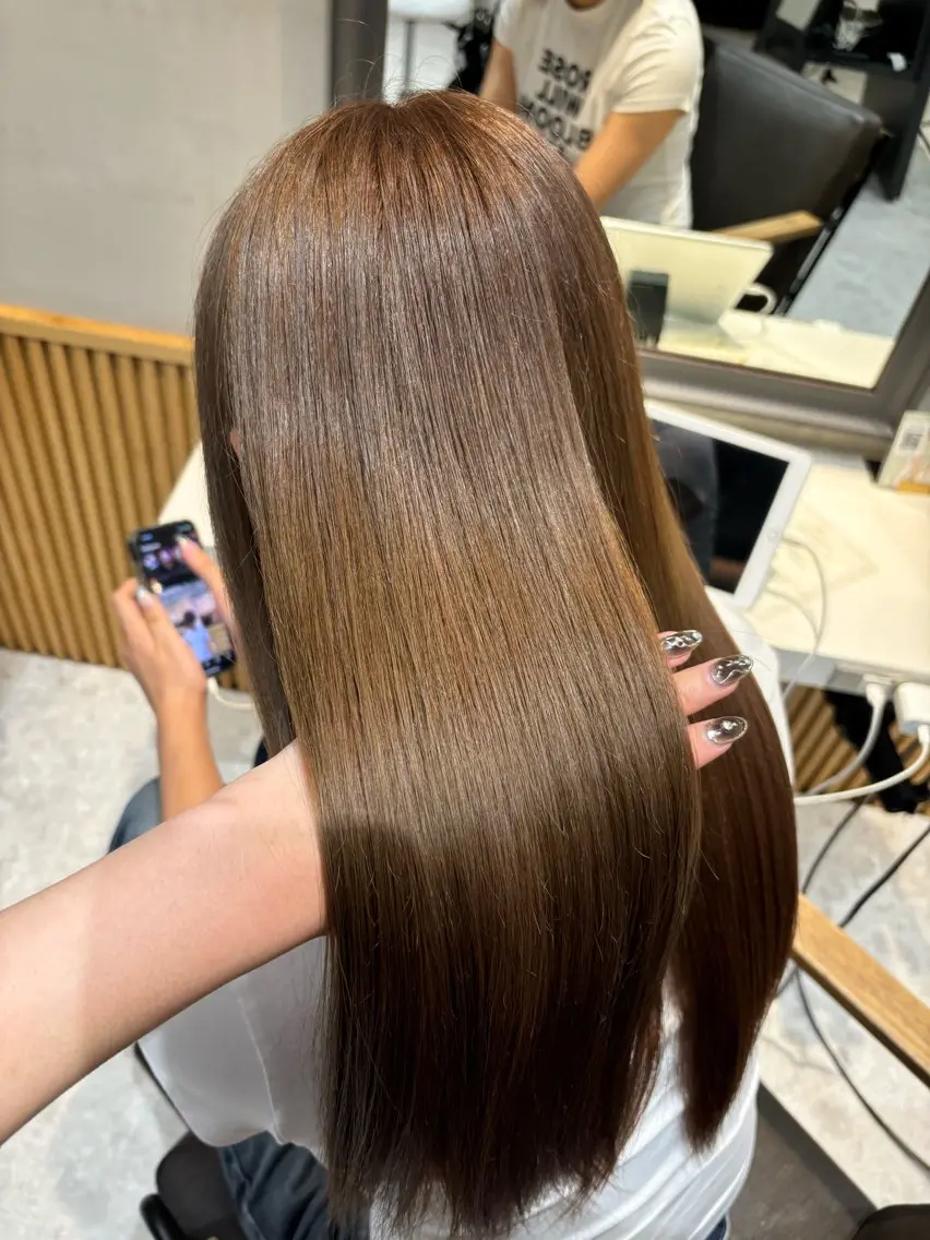 ロング MOMOHA/ 🍑レイヤーカットのヘアスタイル