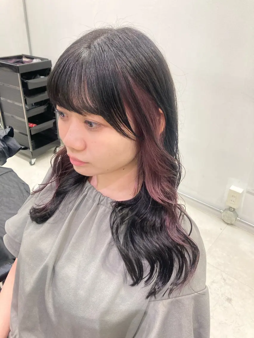 カラー カット ヘアカラー トリートメント 💖ブリーチなし透明 感💖ASAHIのヘアスタイル