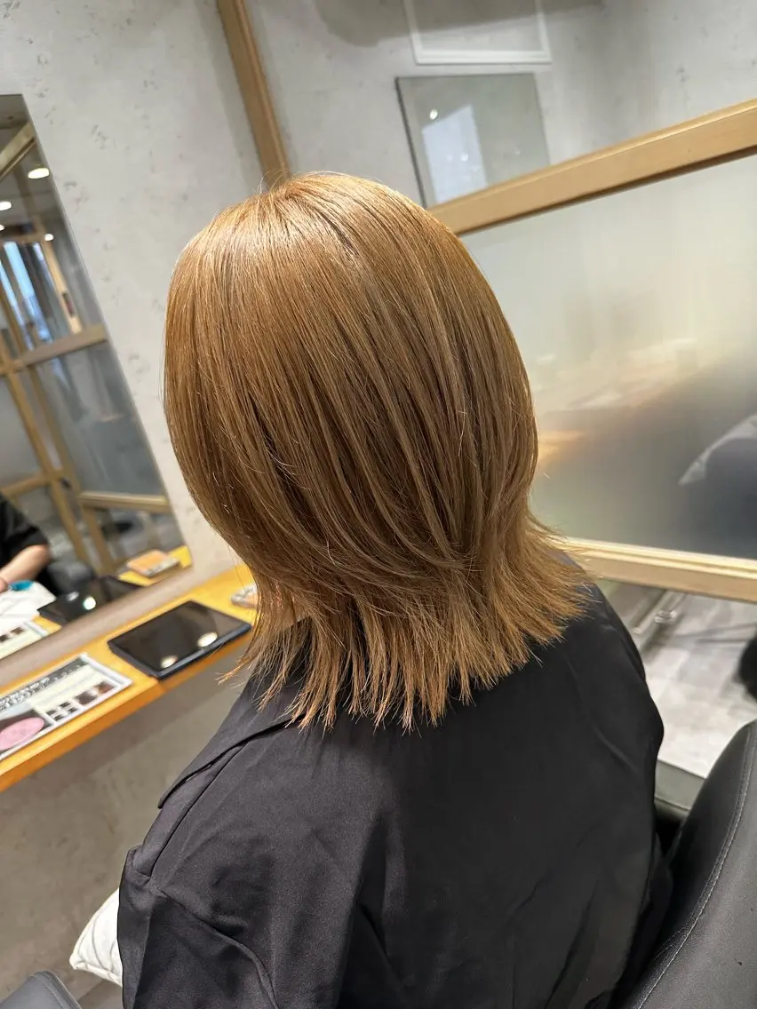 セミロング カラー カット ヘアカラー トリートメント カリスマになる美容師 💥TOUI💥上野のヘアスタイル