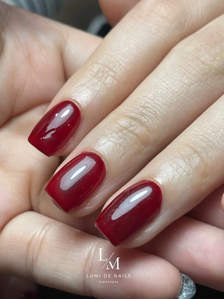 ネイル グラデーション ラメ(グリッター) マグネットネイル ミラーネイル ニュアンスネイル ハンドネイル Lumi de nailsのネイルデザイン