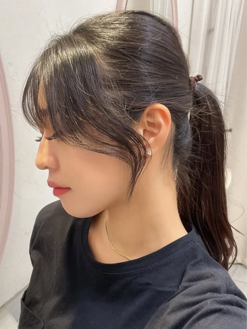 ロング カラー ヘアアレンジ シールエクステ ブリーチ ケアブリーチ デザインカラー ダブルカラー 🦋韓国hair🦋 エクステ店長sakiのヘアスタイル
