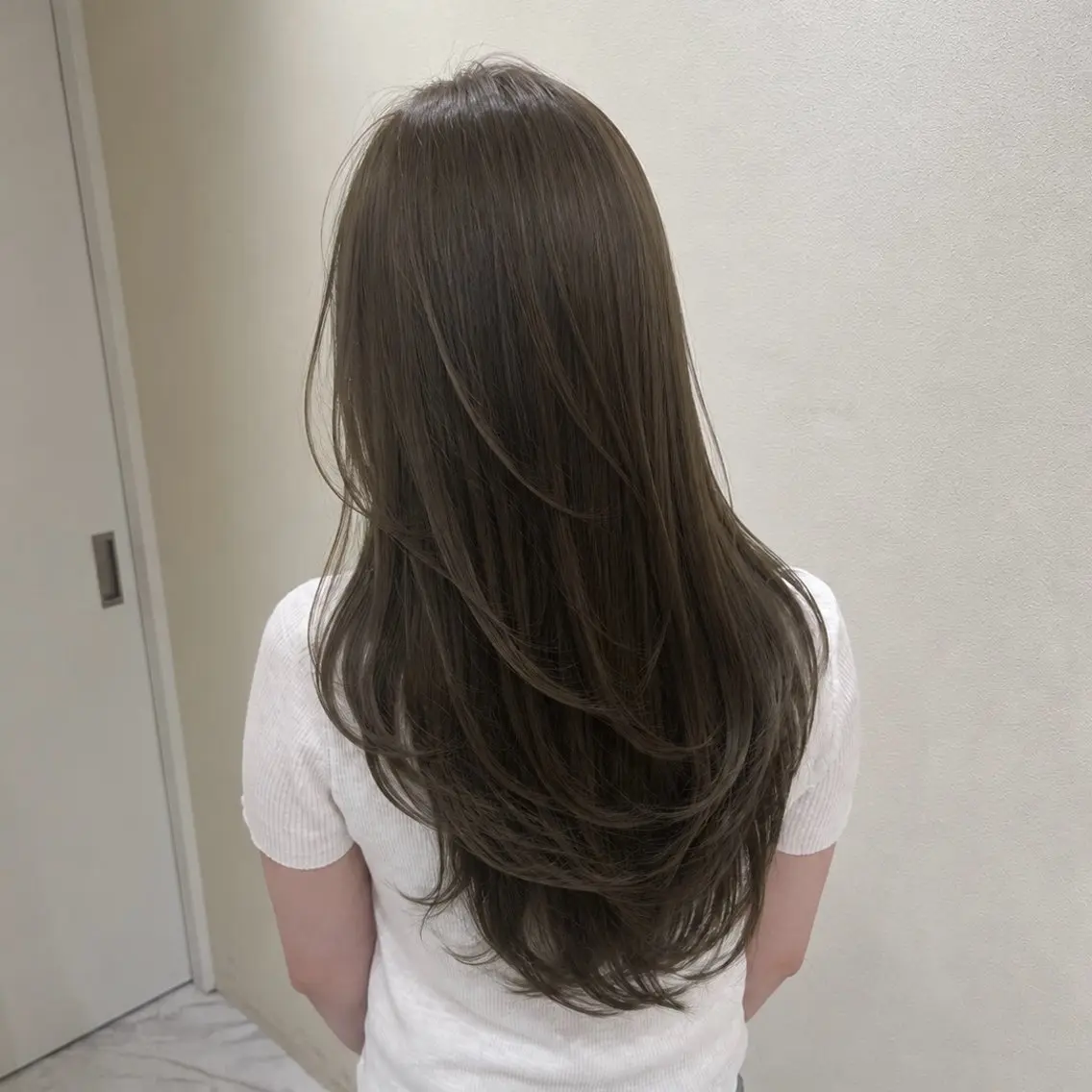 ロング レイヤーカット カット ヘアカラー トリートメント レイヤーカット/ 髪質改善/toa🕊のヘアスタイル
