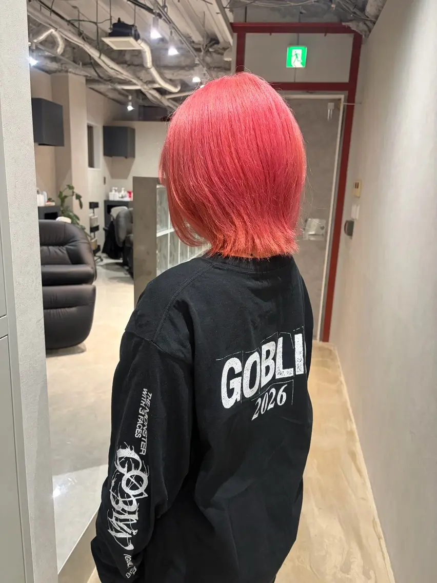 ミディアム ヘアカラー トリートメント Uni. wakabaのヘアスタイル