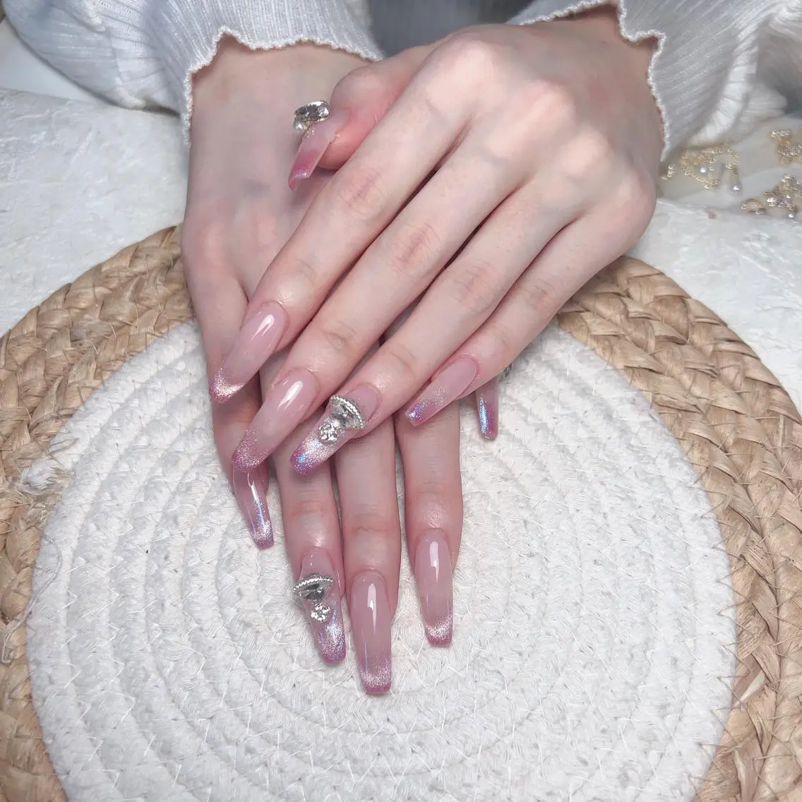 ネイル M 🌷Nail 長さだし専門店のネイルデザイン