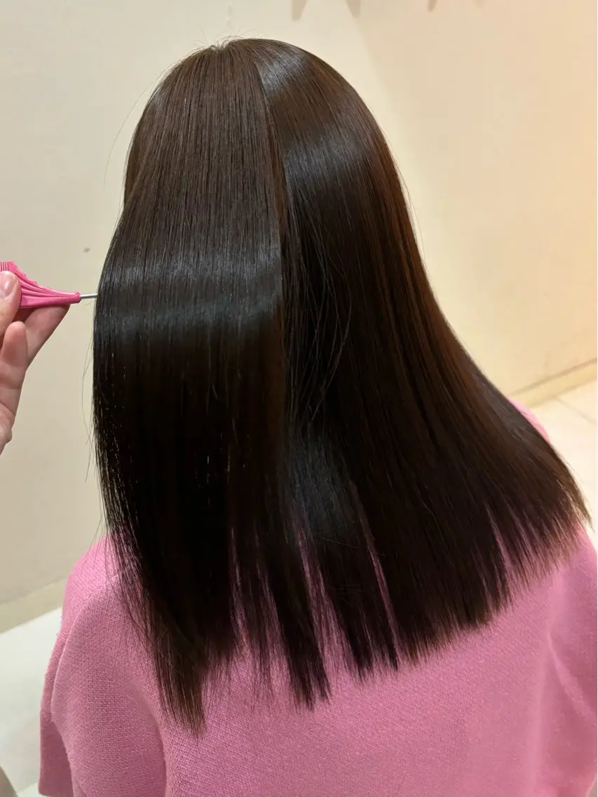 カラー 髪質改善 ヘアカラー トリートメント 💖改善カラー 板倉百花💖のヘアスタイル