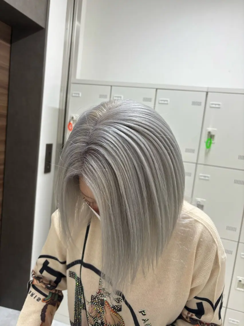 ショート カラー 縮毛矯正/メンズ歓迎 Ryota🌻のヘアスタイル