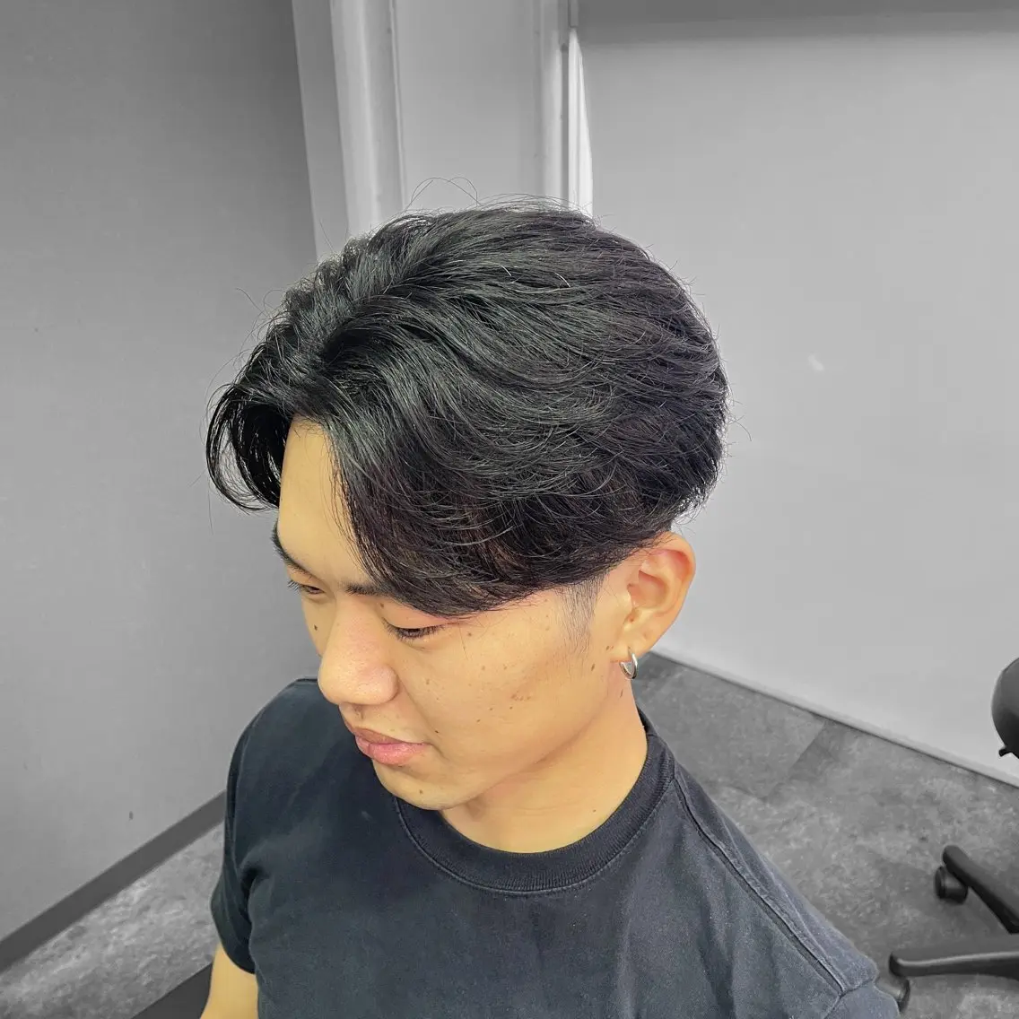 ミディアム メンズ カット 平井 芳琉のヘアスタイル
