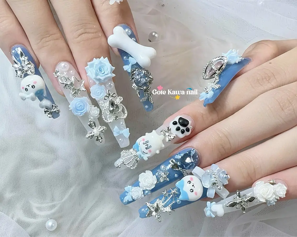 ネイル 持ち込み 夏ネイル ハンドネイル ハンドケア Gote Kawa nail salonのネイルデザイン