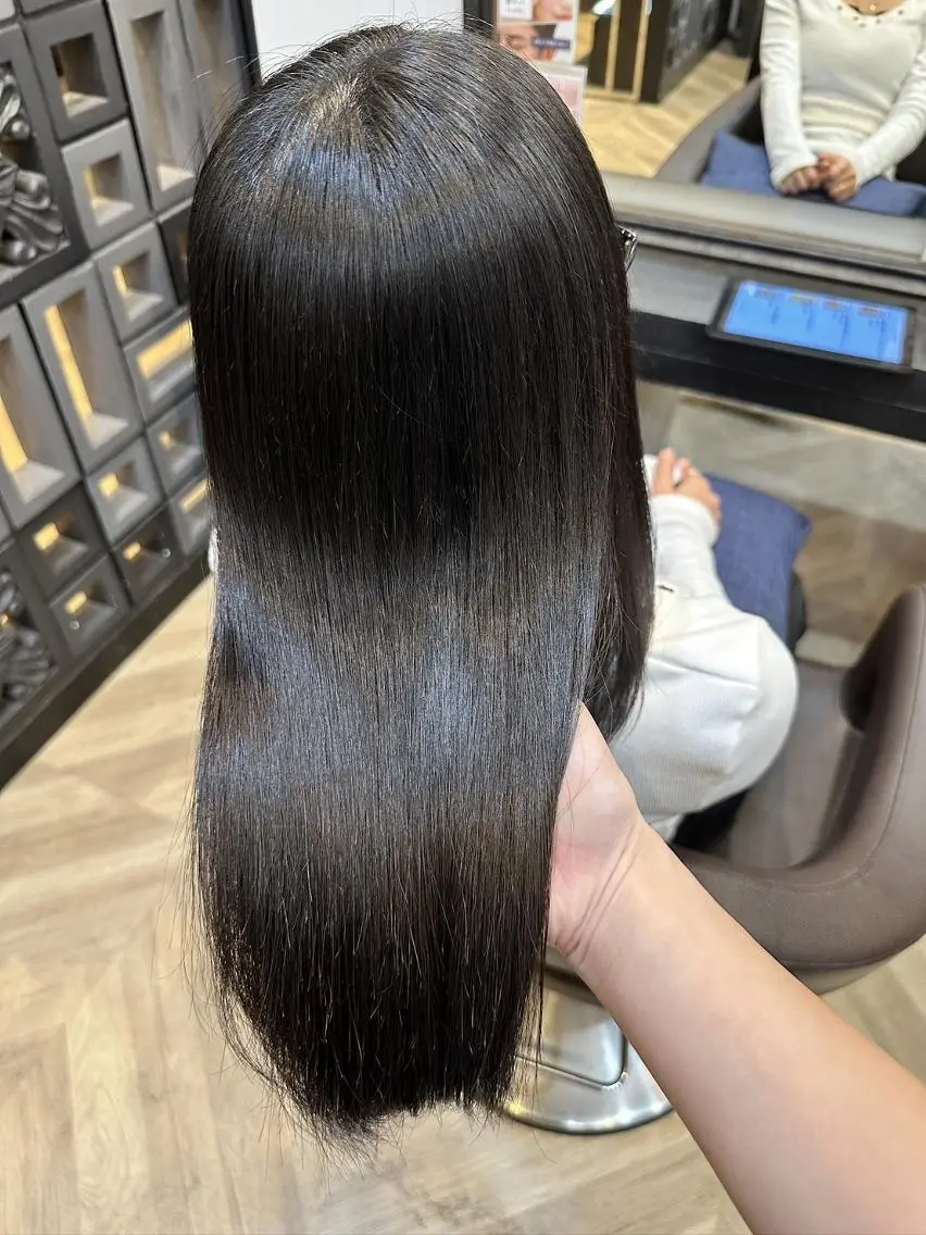 【渋谷限定】カット+ストレートパーマ(縮毛矯正) 7700円👼 〈髪質にお悩みの方こちらから🧚♀️〉の写真