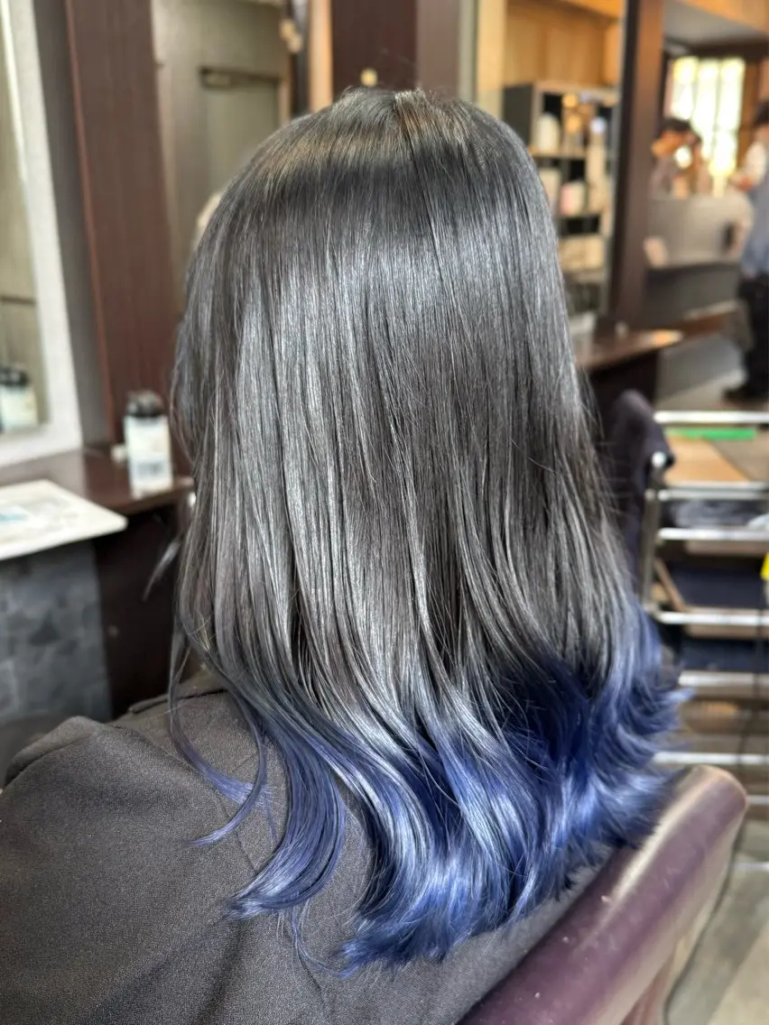セミロング カラー ヘアカラー 井上 武輝のヘアスタイル