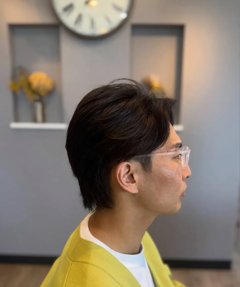 ショート パーマ メンズ メンズパーマ ニュアンスパーマ メンズカット／パーマ 山口泰広のヘアスタイル