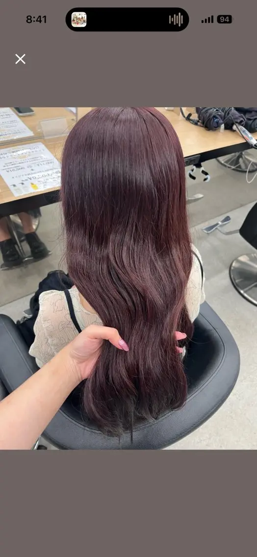 ロング ピンクラベンダー miku/ラベンダー 透明感カラー🪻❤︎のヘアスタイル