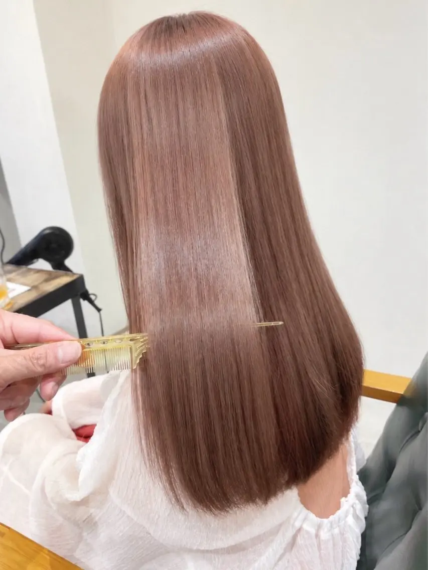 ロング カラー ヘアカラー ダブルカラーが得意 髙木千惺/大須のヘアスタイル
