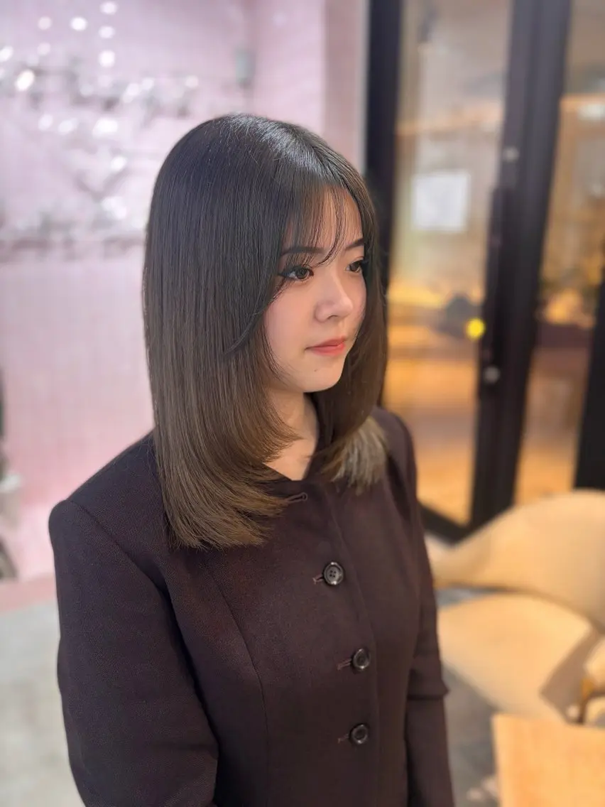 ミディアム レイヤーカット カット モデル募集🎀あゆみのヘアスタイル