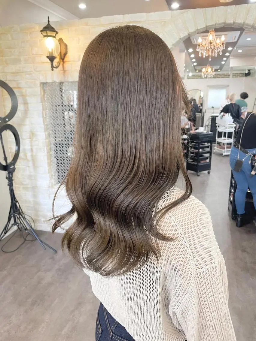 ♡3回目まで♡カラー＋うる艶トリートメント＋コテ巻き仕上げ付き💗✨💛の写真