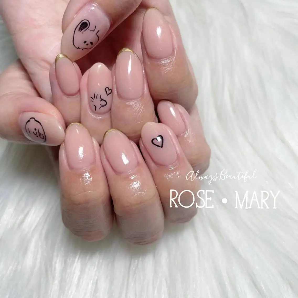 ネイル ハンドネイル ROSE・MARY 木村のネイルデザイン