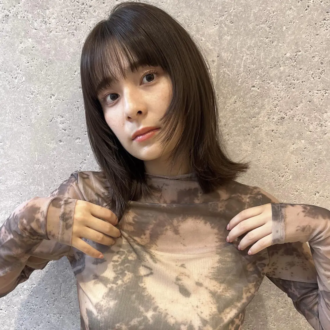 セミロング ヘアカラー トリートメント 🩰 柔らかいカラー tomomi🌛のヘアスタイル