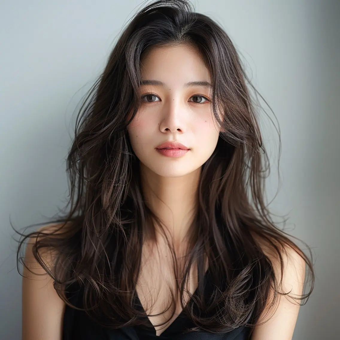 レイヤーカット&シャンプー💇‍♀️コテ巻き付きの写真
