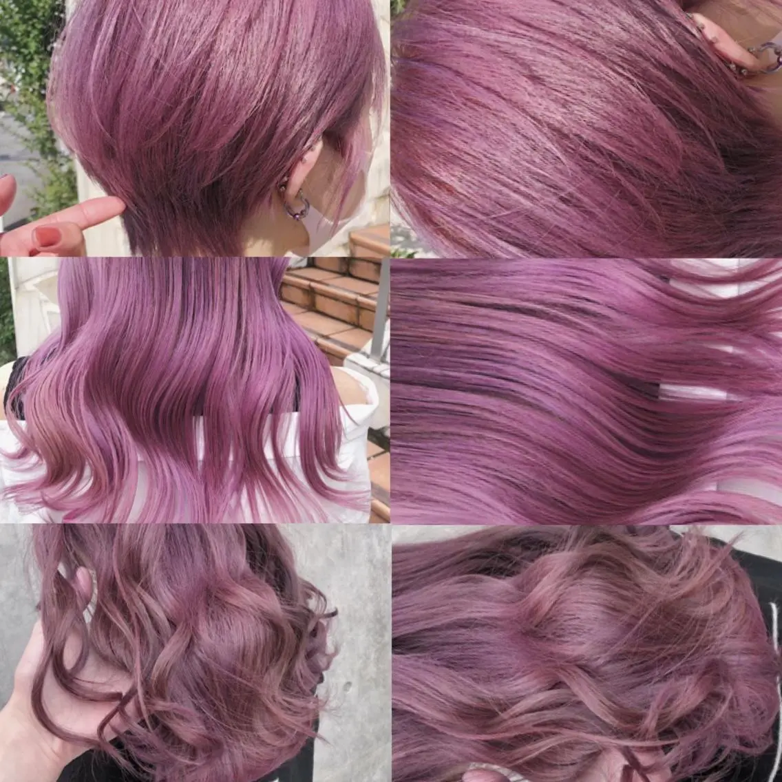 ロング シールエクステ ボブ エクステ 髪質改善 韓国風ヘア ワンズリー中明度 店舗公式のヘアスタイル