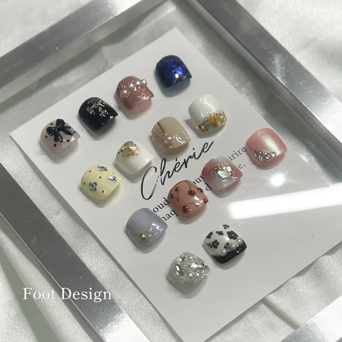 【定額】フット選べる親指designコース(ハンドケア込み)✨4300円〜5800円✨色変更可🤍の写真