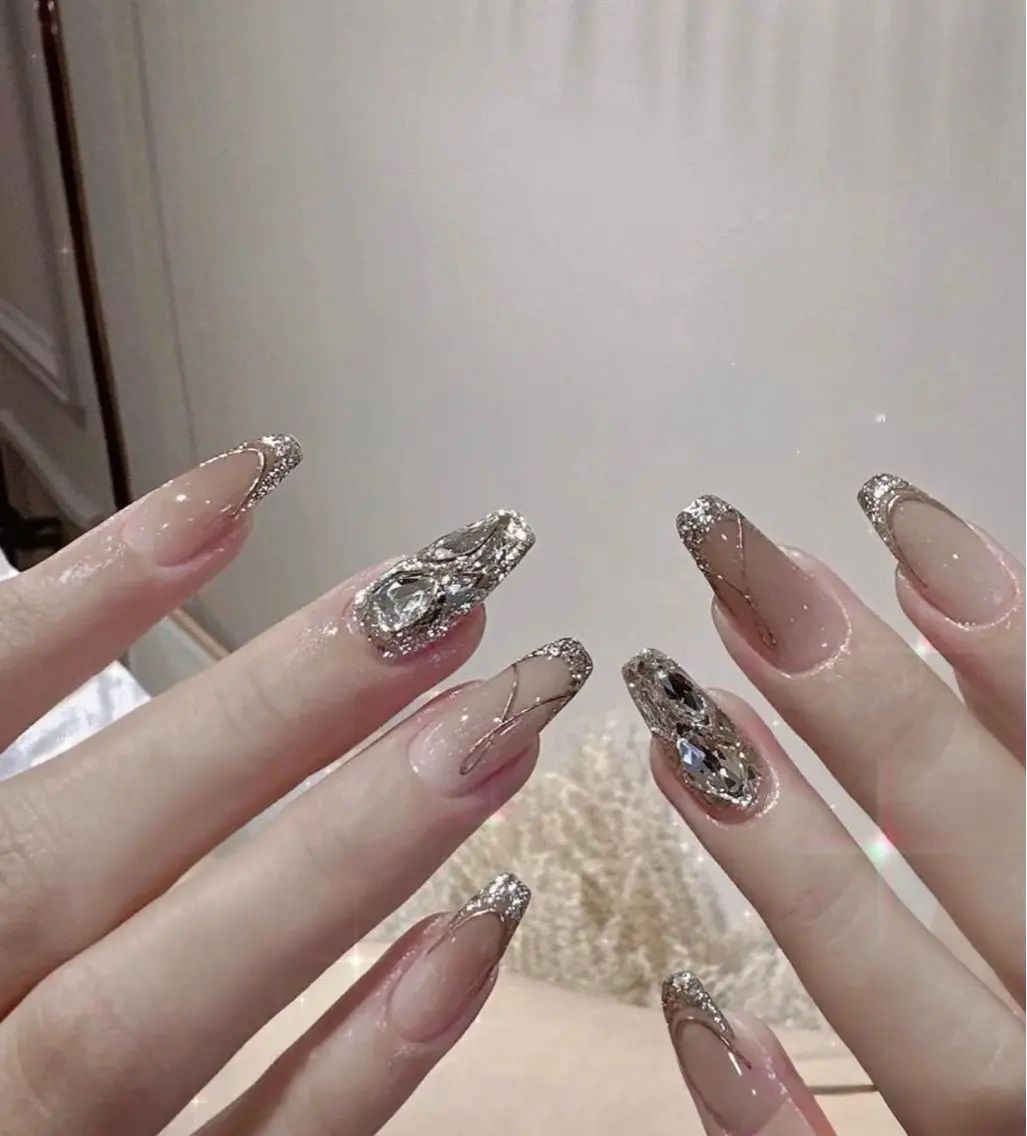 ネイル アートネイル オーロラネイル ブルー チークネイル フットネイル ハンドネイル NICY NAIL 池袋のネイルデザイン